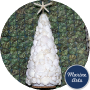8322 - White Mixed Shell Christmas Tree